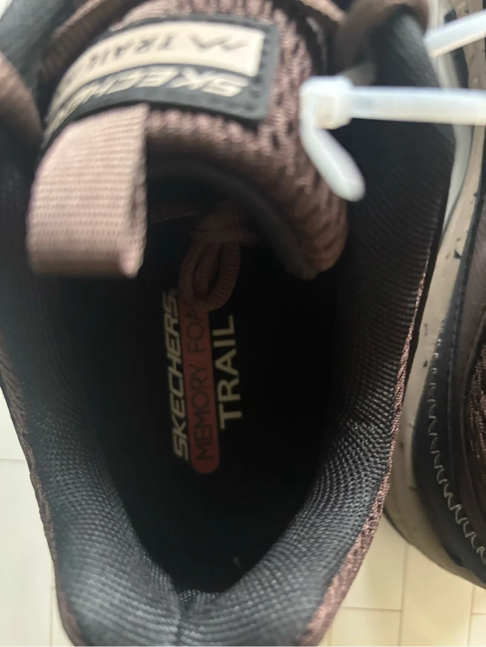 Skechers Trail Men's Brown and Black Mesh Trail Sneakers